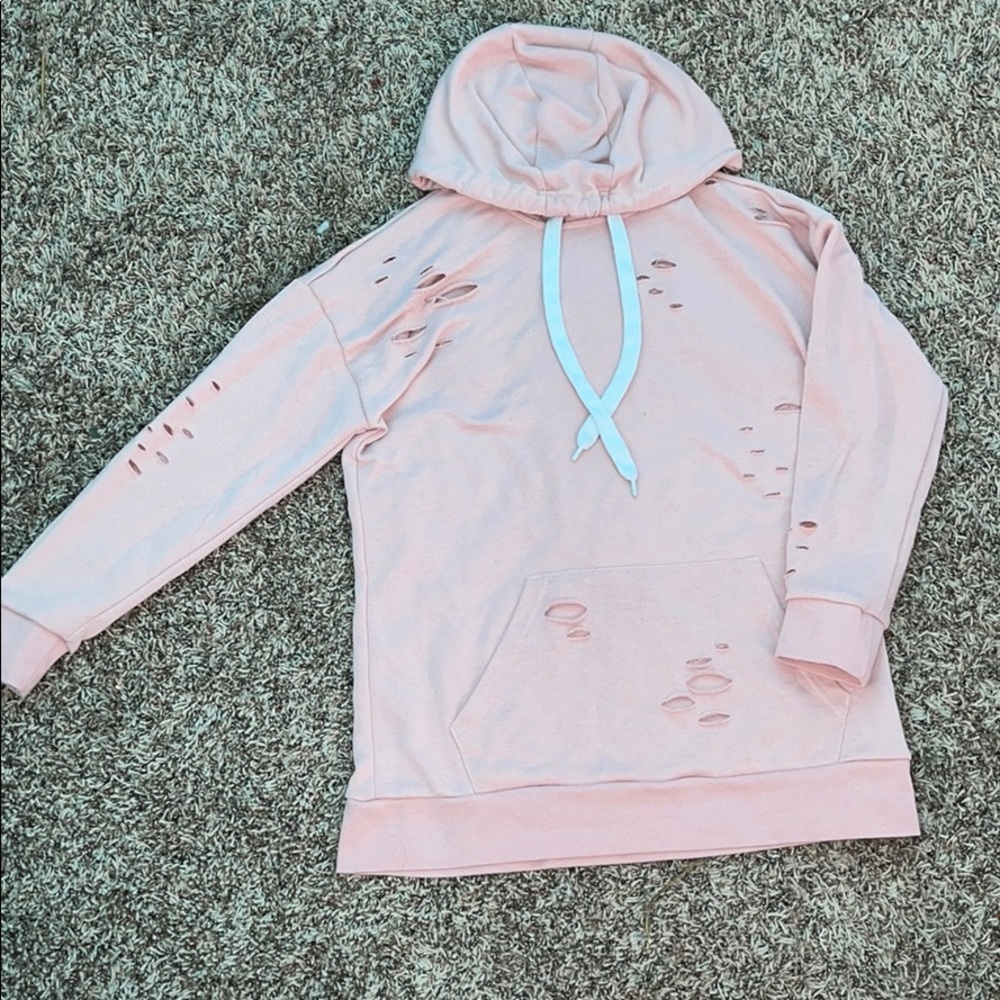 Cut up hoodie